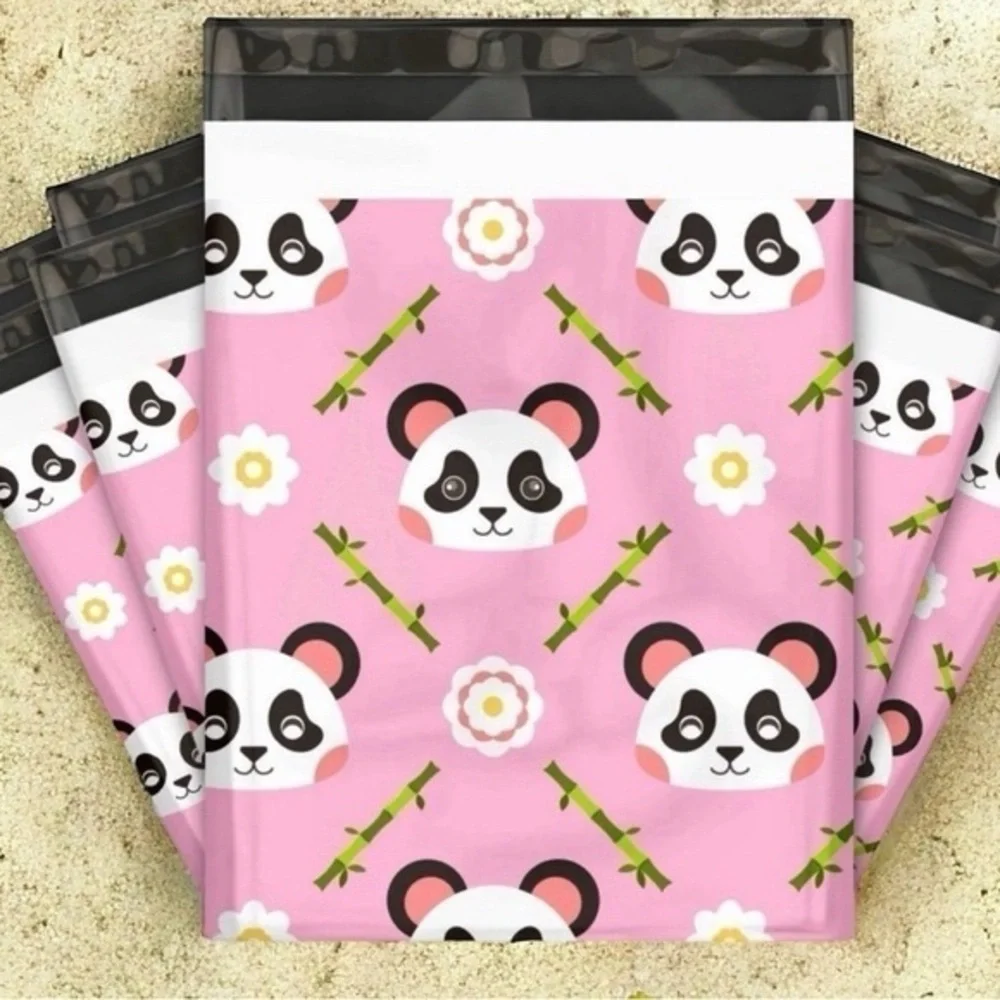 (10) 10x13 Panda Poly Mailers